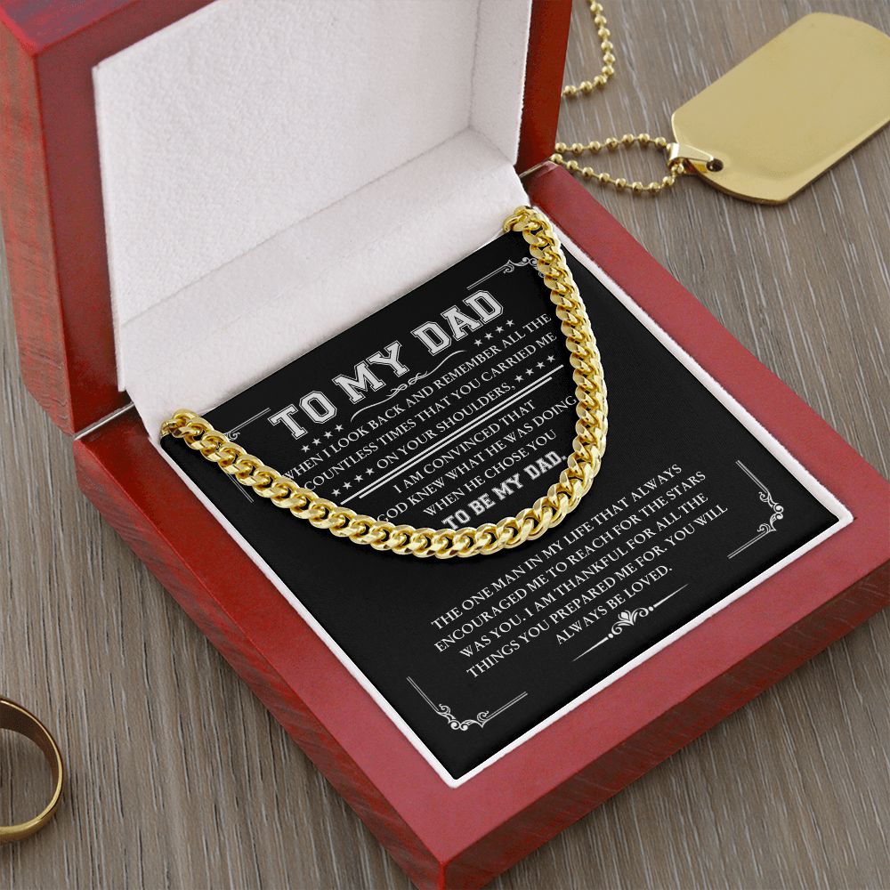 (ALMOST SOLD OUT) My Dad-Always Be Loved Cuban Chain Link