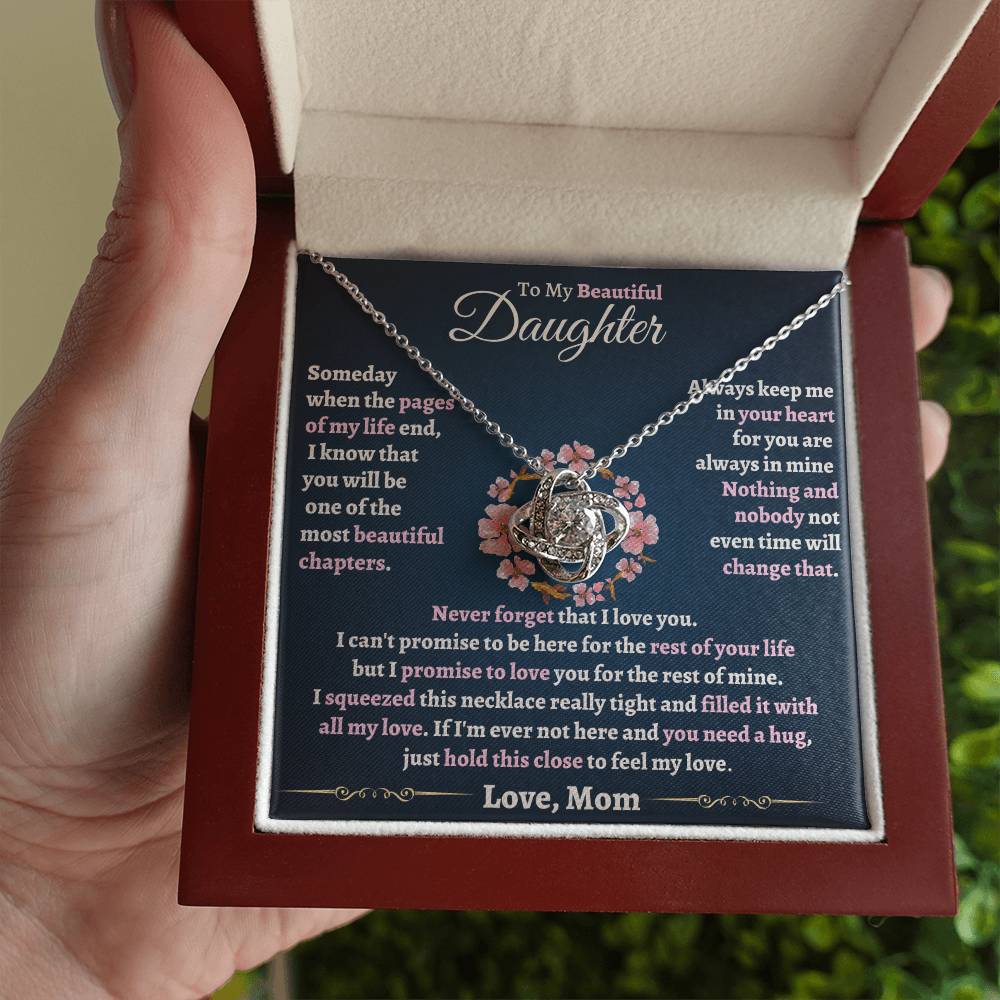 Heartfelt Gift for Daughter from Mom - Feel my love