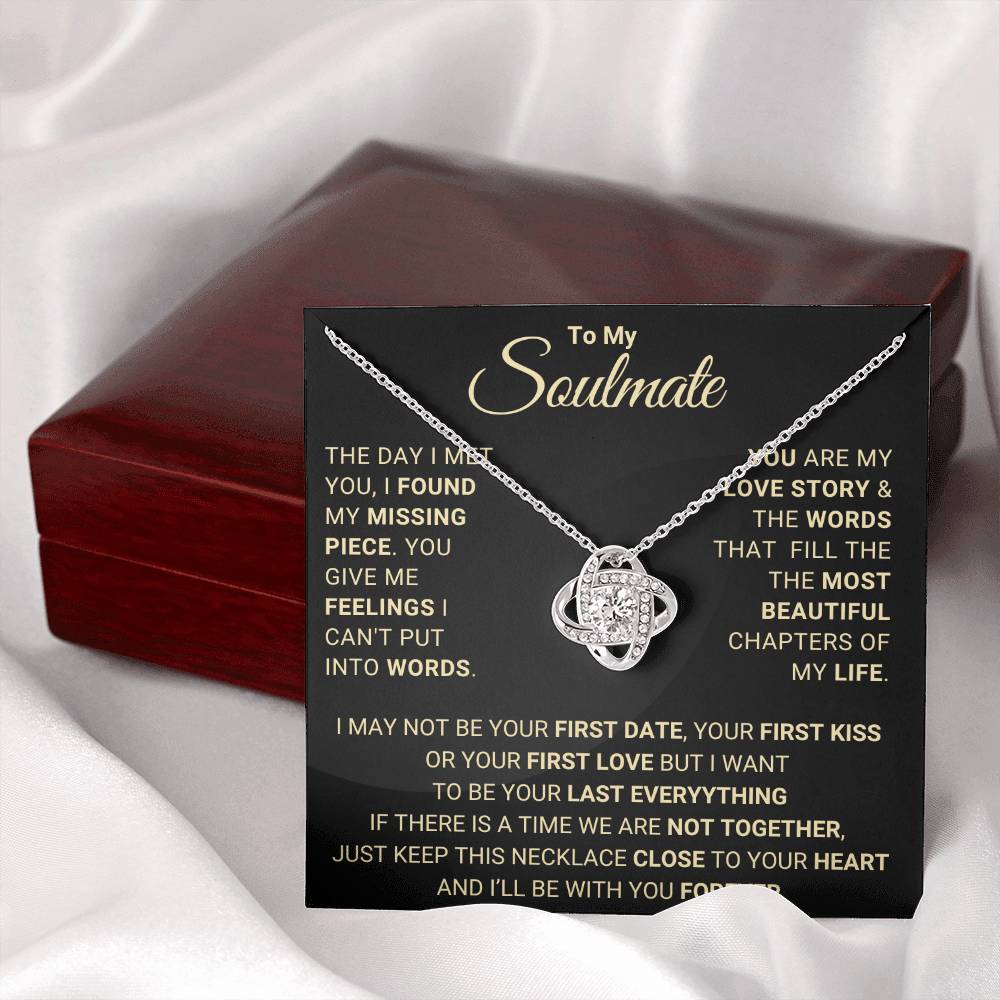 Gift for Girlfriend / Wife - Necklace with Message Card | Valentine’s & Anniversary Gift Ideas | Best Birthday Presents for Your Girlfriend / Wife