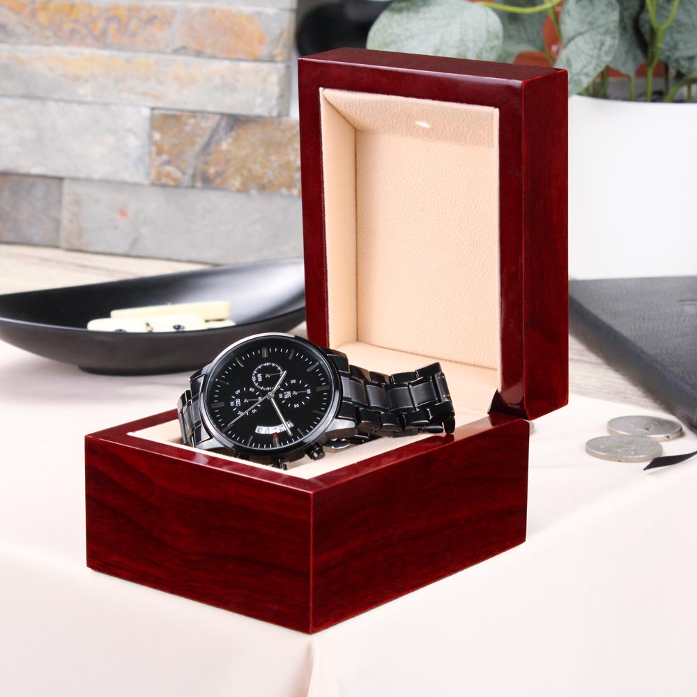 Gift for Husband - Engraved Watch