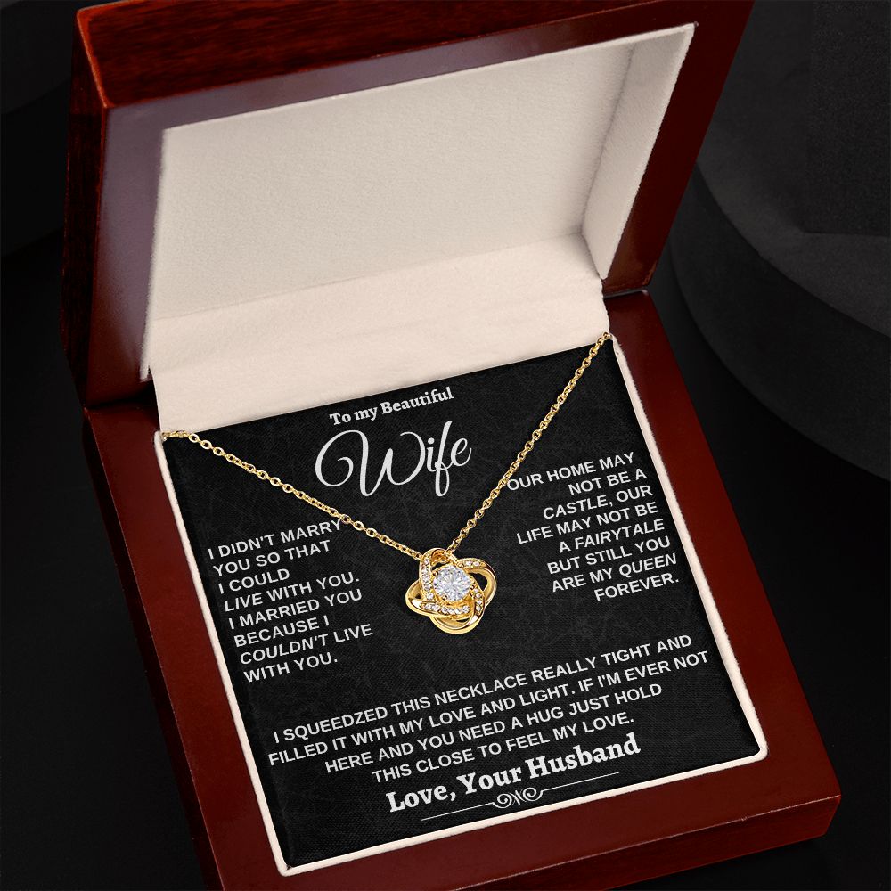 Gift for Wife - I couldn't live without you