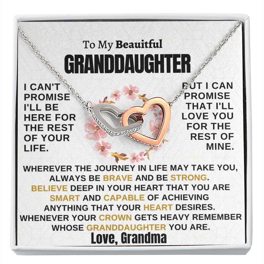 Gift for Granddaughter - Love you for the rest of mine