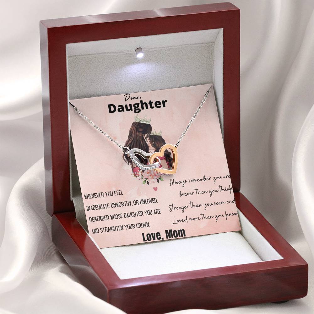 Dear Daughter Straighten Your Crown Gift For Daughter From Mom
