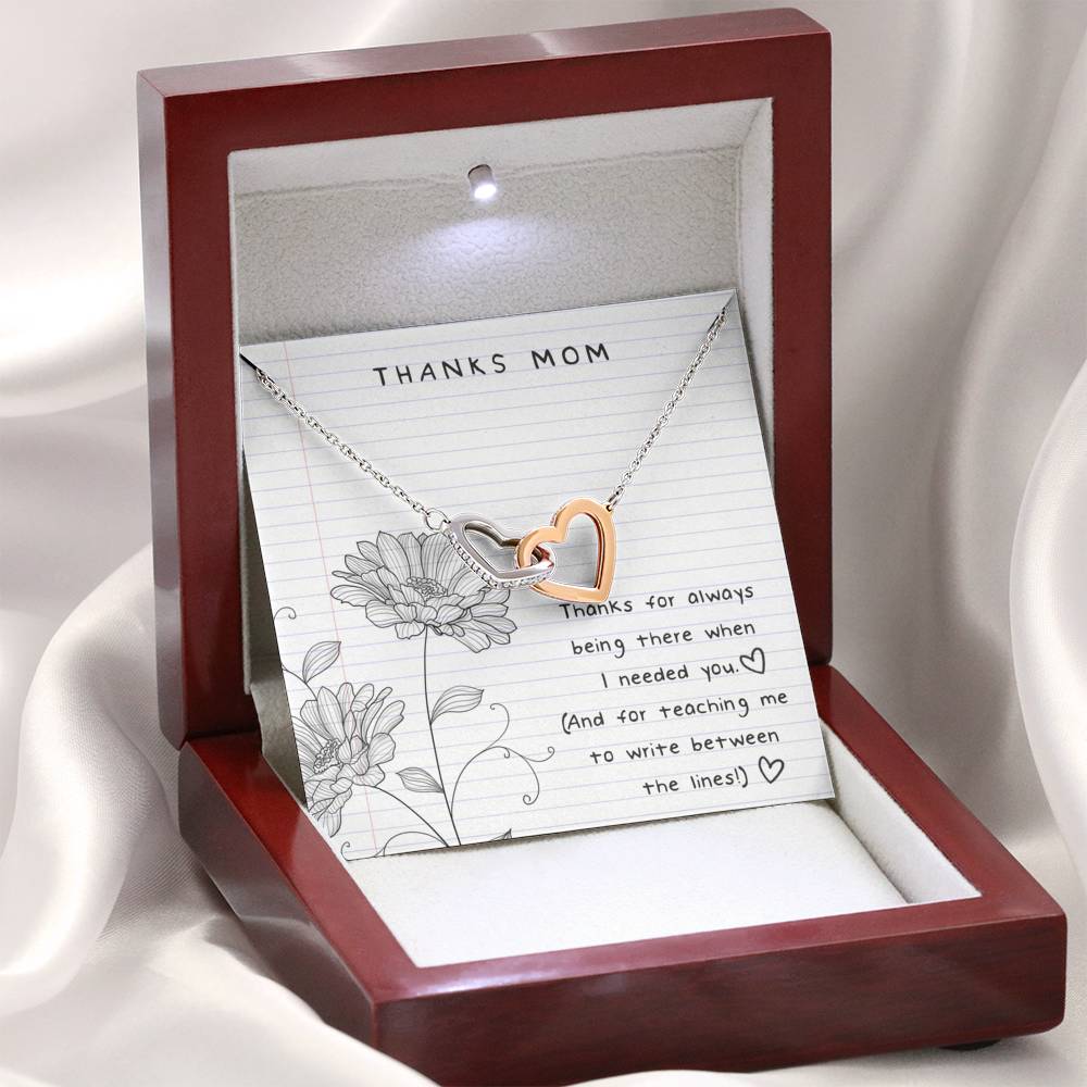 Mother's Day Gift / Birthday Gift For Mom / Christmas Gift For Mom Thanks For Always Being There