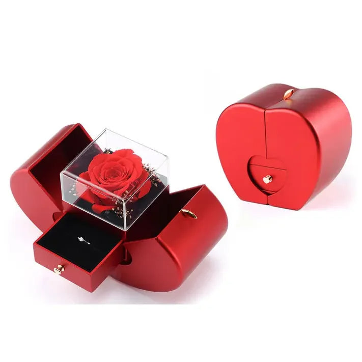 Gift for Daughter - Lucky 4 Leaf Clover Necklace With Message Card & Rose Gift Box