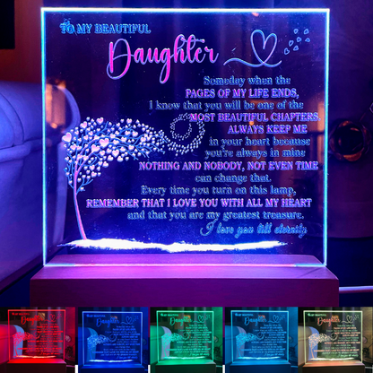 Beautiful Keepsake Gift for Daughter - Color Changing Lamp of Eternal Love - TFG