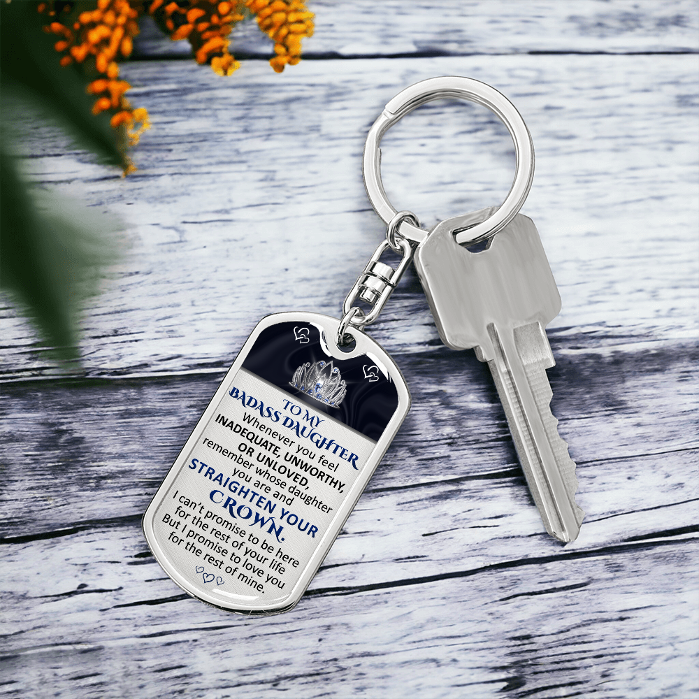 Perfect Heartfelt Keepsake Gift for Daughter - Promise Keychain -TFG