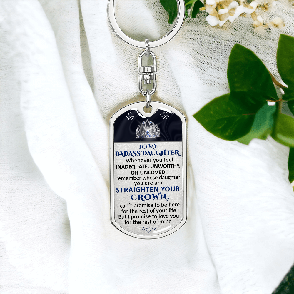 Perfect Heartfelt Keepsake Gift for Daughter - Promise Keychain -TFG
