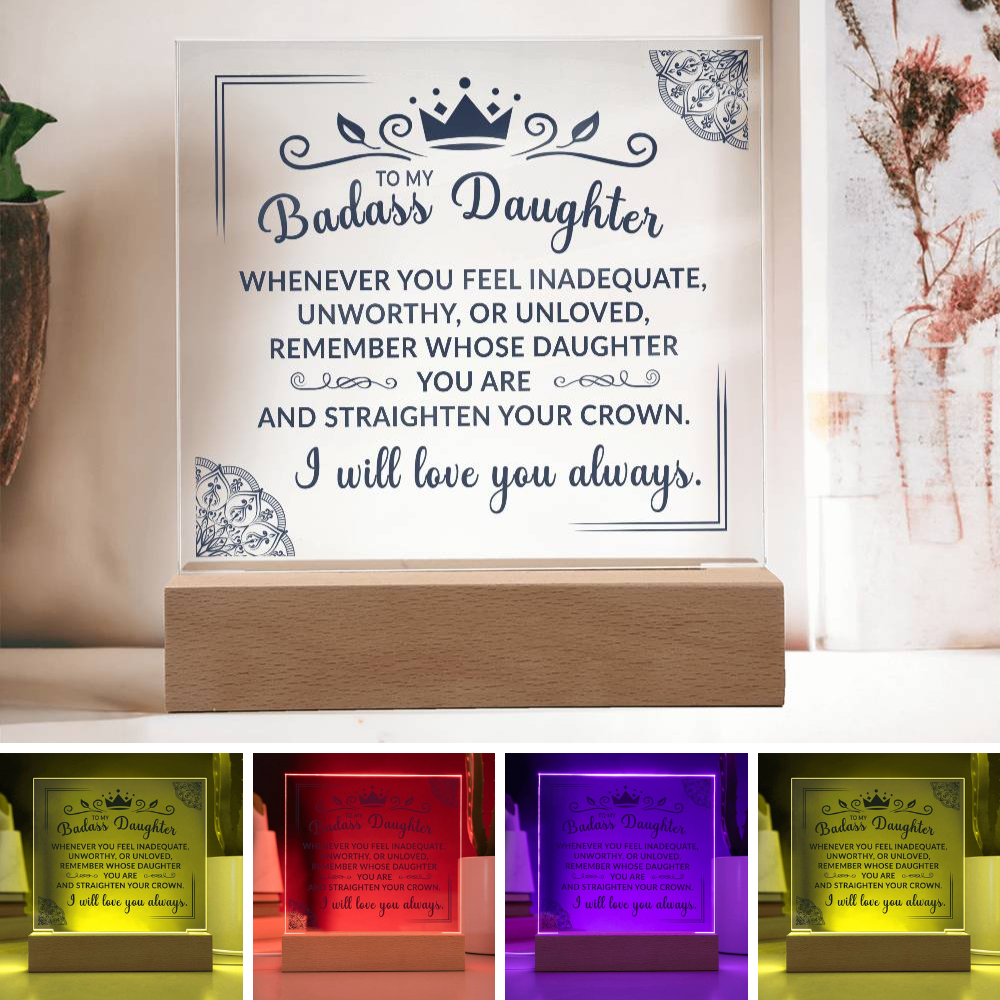 (ALMOST SOLD OUT) Keepsake Gift for Daughter - Crown Plaque  - TFG