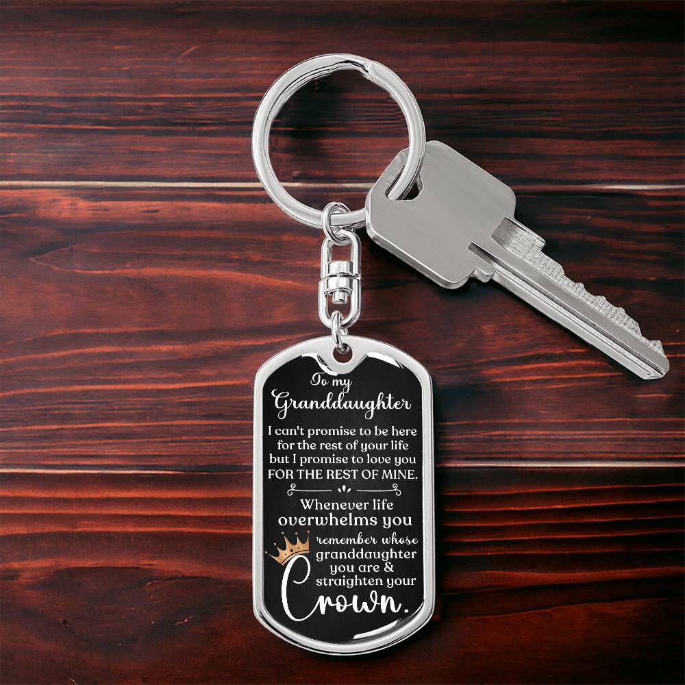 (ALMOST SOLD OUT) Gift for Granddaughter - Promise Keychain - TFG