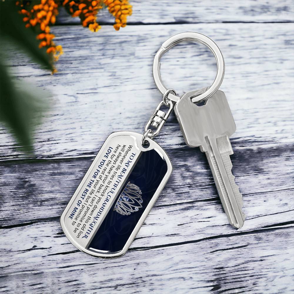 (ALMOST SOLD OUT) Gift for Granddaughter from Grandpa - Promise Keychain - TFG