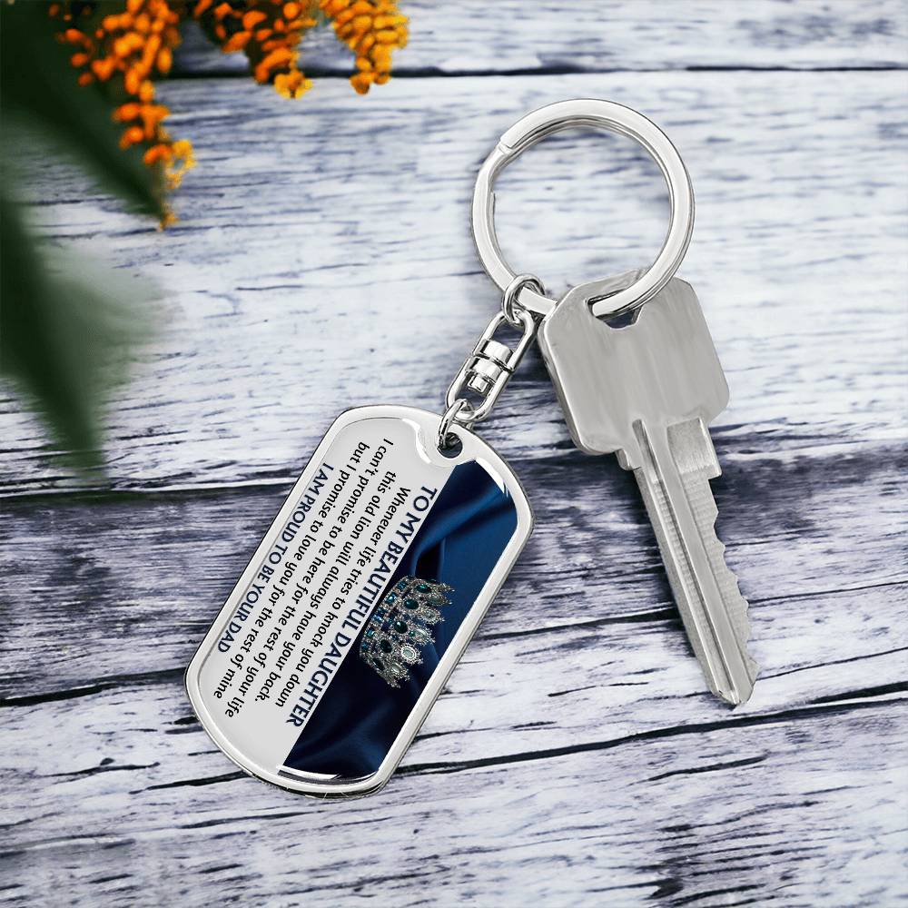 (ALMOST SOLD OUT) Keepsake for Daughter from Dad - Proud to be your Dad