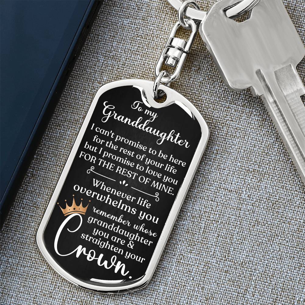 (ALMOST SOLD OUT) Gift for Granddaughter - Promise Keychain - TFG