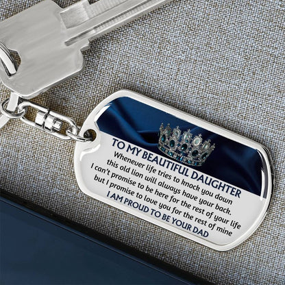 (ALMOST SOLD OUT) Keepsake for Daughter from Dad - Proud to be your Dad