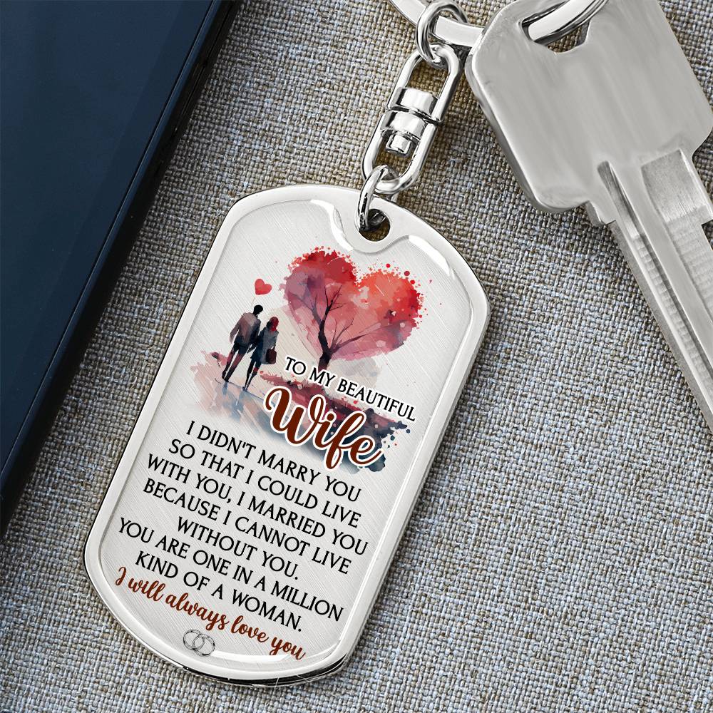 Beautiful Keepsake for Wife - One In A Million Kind Of A Woman