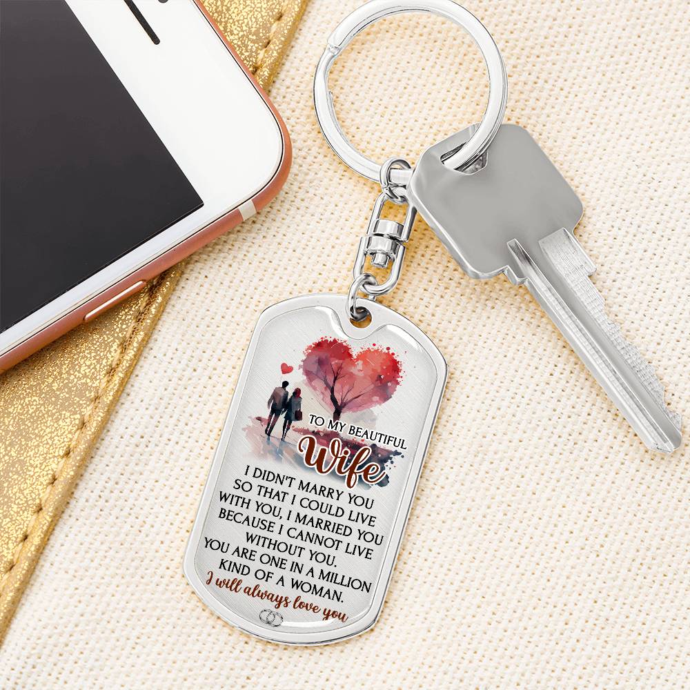 Beautiful Keepsake for Wife - One In A Million Kind Of A Woman