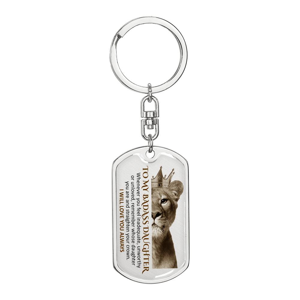 (ALMOST SOLD OUT) Keepsake for Daughter - I will always love you Keychain