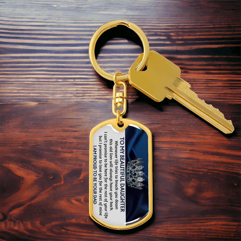 (ALMOST SOLD OUT) Keepsake for Daughter from Dad - Proud to be your Dad