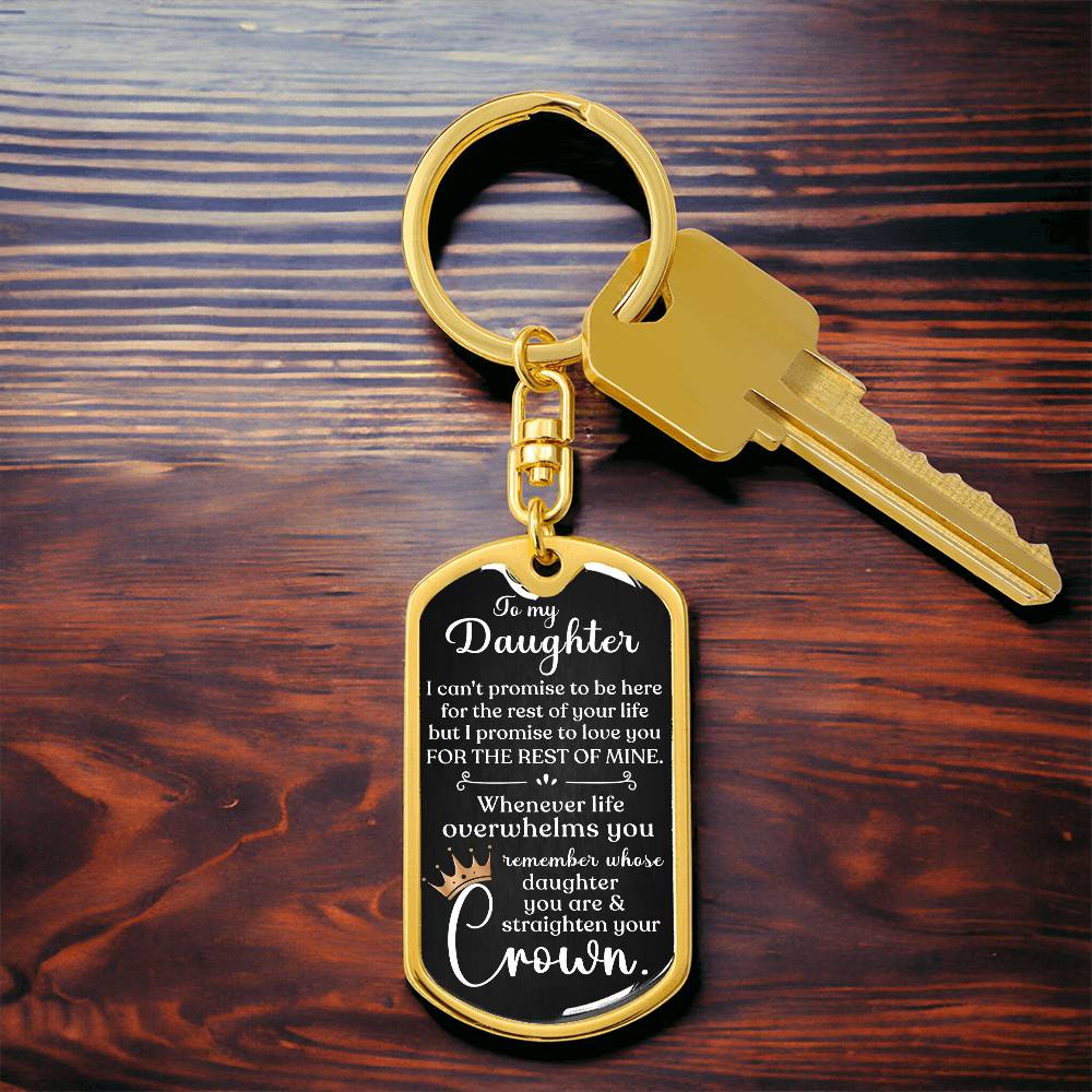 (ALMOST SOLD OUT) Keepsake Gift for Daughter - Promise Keychain - TFG