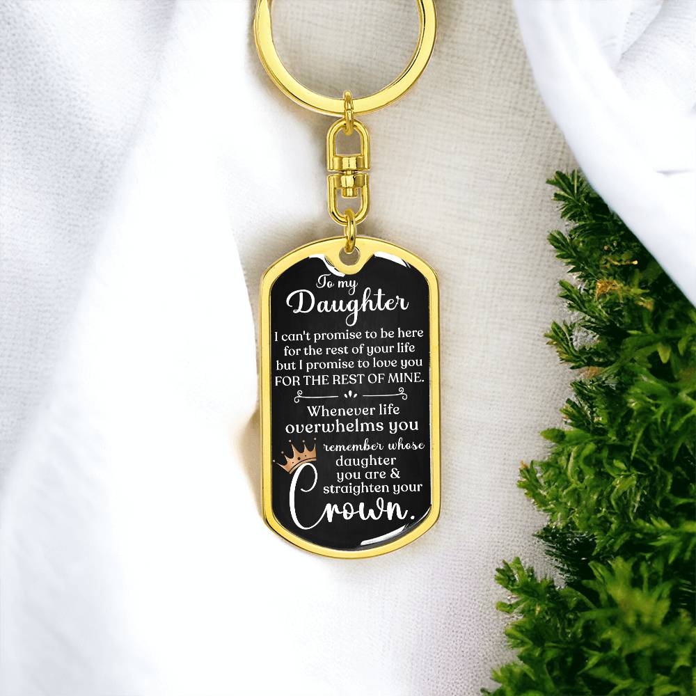 (ALMOST SOLD OUT) Keepsake Gift for Daughter - Promise Keychain - TFG