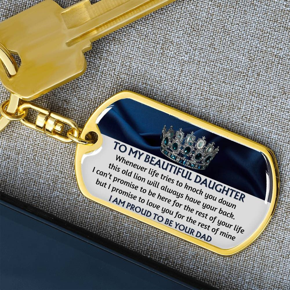 (ALMOST SOLD OUT) Keepsake for Daughter from Dad - Proud to be your Dad