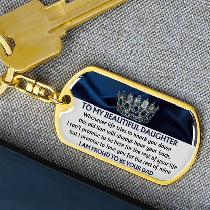 (ALMOST SOLD OUT) Keepsake for Daughter from Dad - Proud to be your Dad