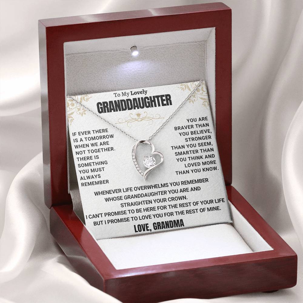 [ALMOST SOLD OUT] BEAUTIFUL HEARTFELT GIFT FOR GRANDDAUGHTER HEART NECKLACE