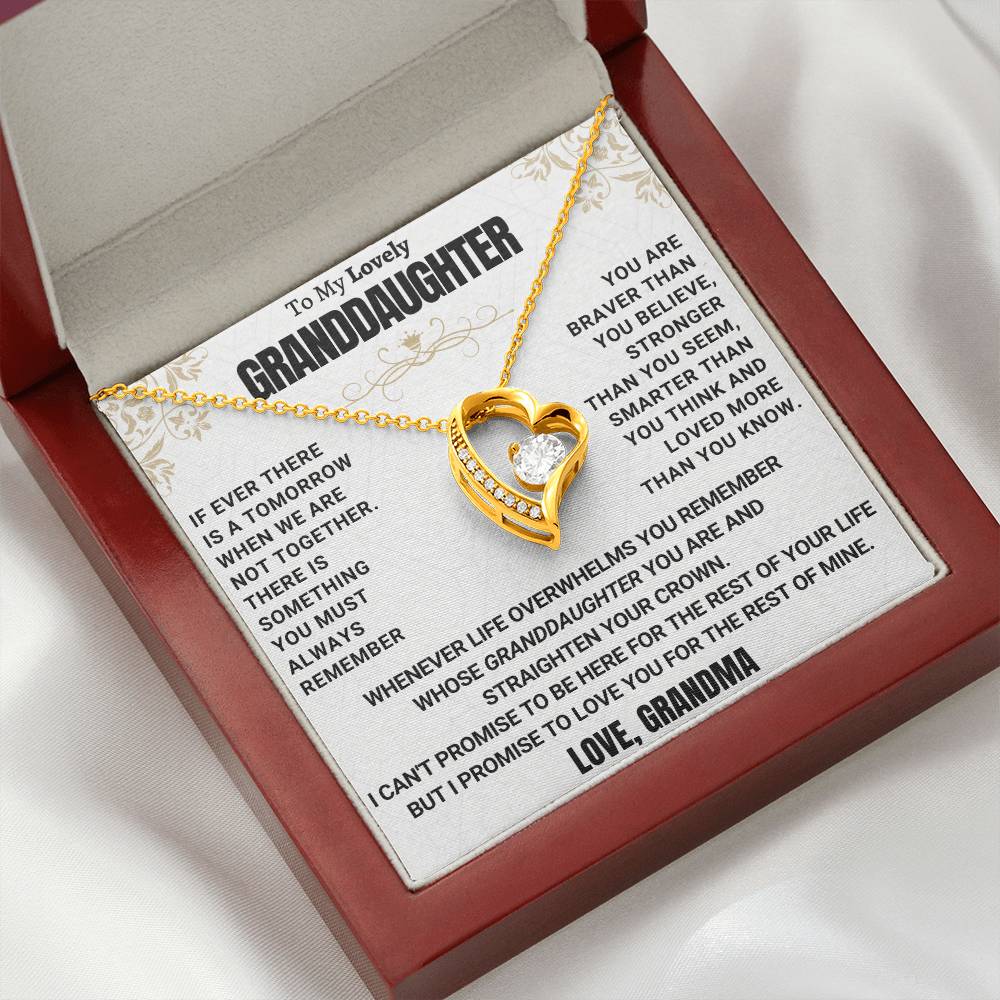 [ALMOST SOLD OUT] BEAUTIFUL HEARTFELT GIFT FOR GRANDDAUGHTER HEART NECKLACE