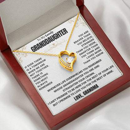 [ALMOST SOLD OUT] BEAUTIFUL HEARTFELT GIFT FOR GRANDDAUGHTER HEART NECKLACE