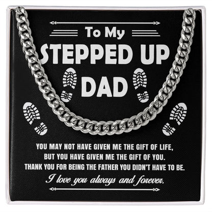 (ALMOST SOLD OUT) My Stepped Up Dad Cuban Chain Link