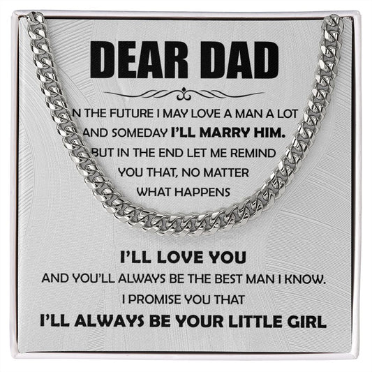 Dear Dad - The Best Man Cuban Chain Link