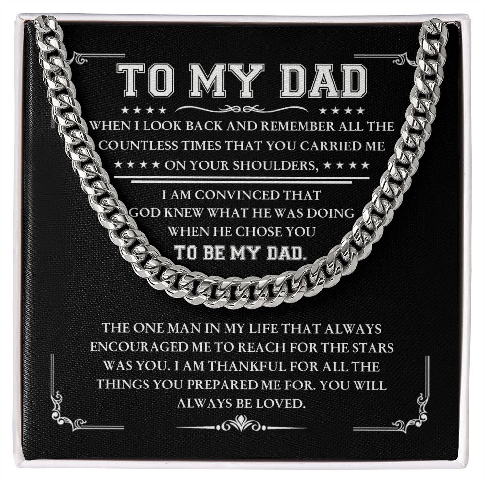 (ALMOST SOLD OUT) My Dad-Always Be Loved Cuban Chain Link