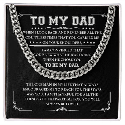 (ALMOST SOLD OUT) My Dad-Always Be Loved Cuban Chain Link