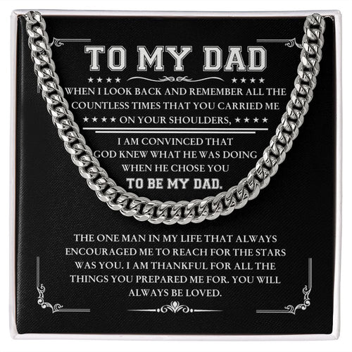 (ALMOST SOLD OUT) My Dad-Always Be Loved Cuban Chain Link