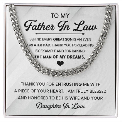 Father In Law - Raising The Man Cuban Chain Link