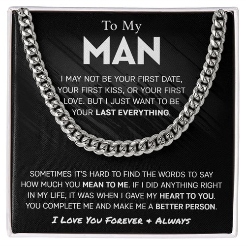 (ALMOST SOLD OUT) To My Man - Last Everything Cuban Chain Link