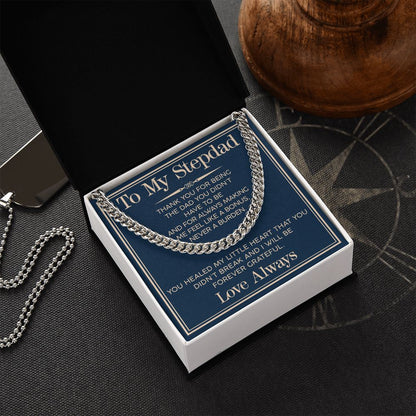 (ALMOST SOLD OUT) To My Stepdad Cuban Chain Link