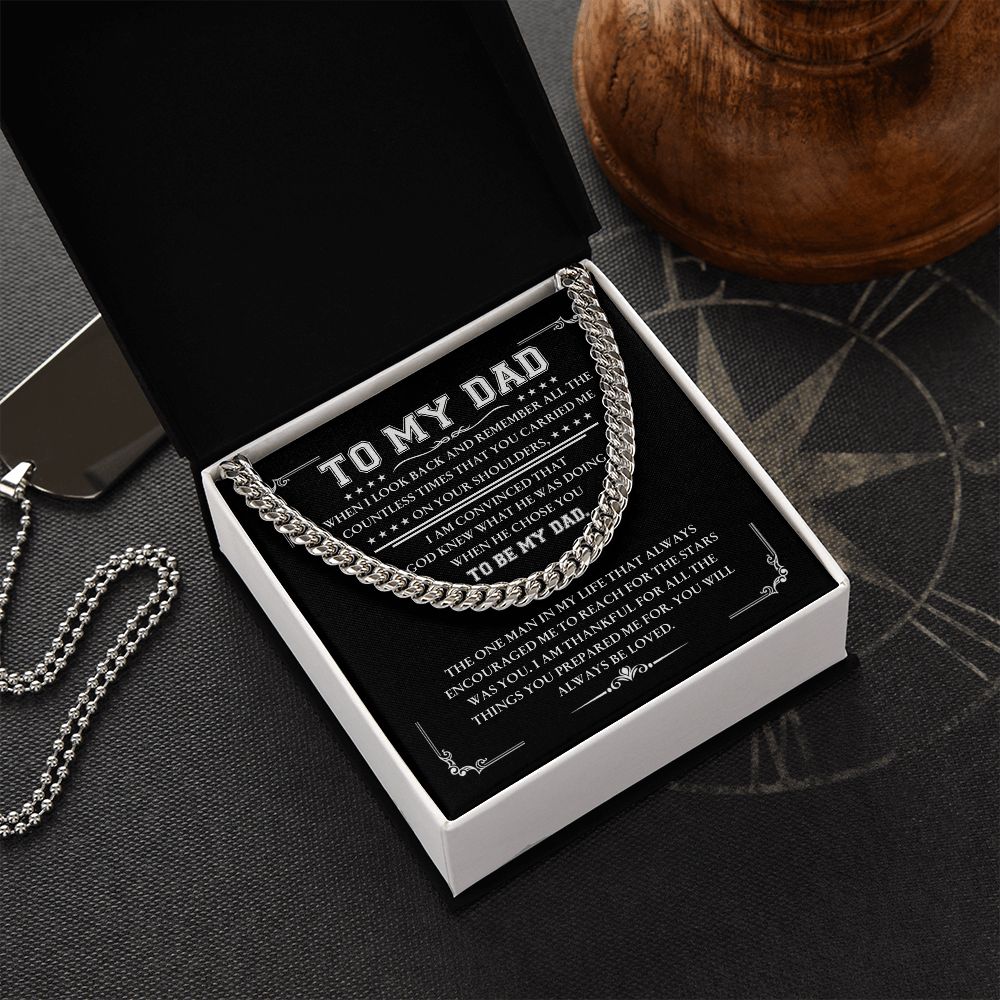 (ALMOST SOLD OUT) My Dad-Always Be Loved Cuban Chain Link