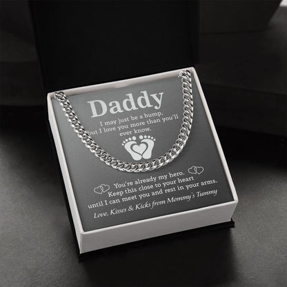 (ALMOST SOLD OUT) Daddy - Mommy's Tummy Cuban Chain Link