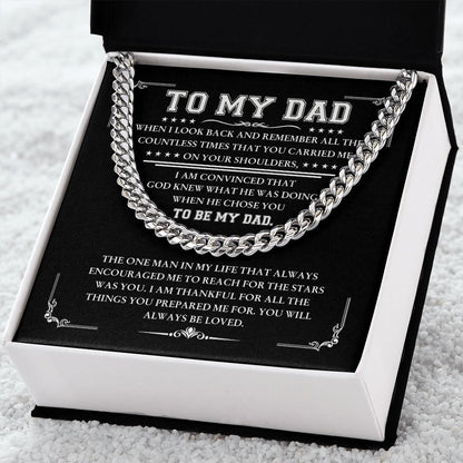 (ALMOST SOLD OUT) My Dad-Always Be Loved Cuban Chain Link