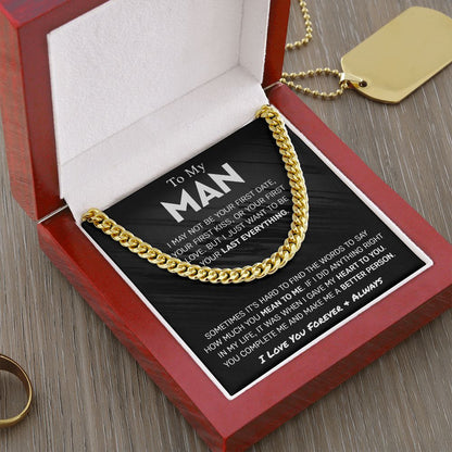(ALMOST SOLD OUT) To My Man - Last Everything Cuban Chain Link