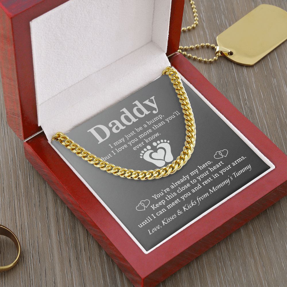 (ALMOST SOLD OUT) Daddy - Mommy's Tummy Cuban Chain Link