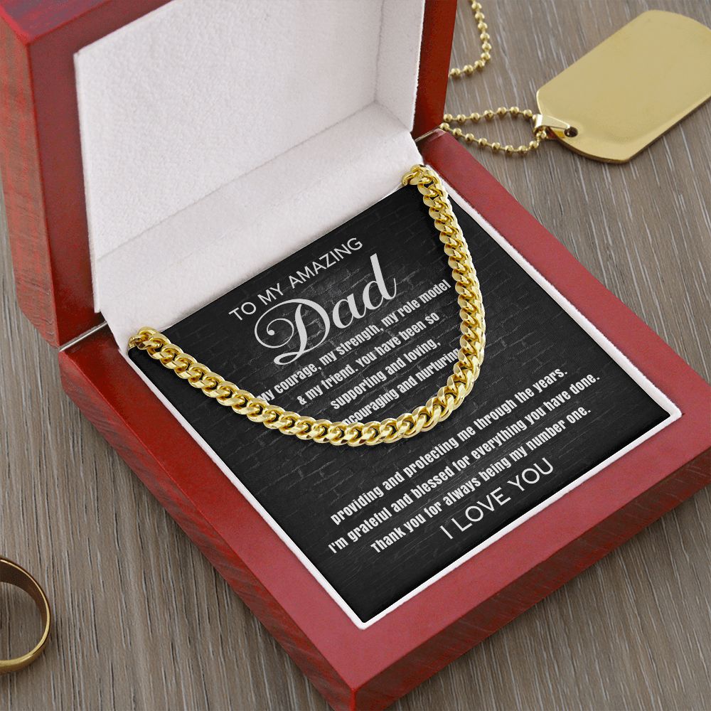 (ALMOST SOLD OUT) Amazing Dad-Number One Cuban Chain Link