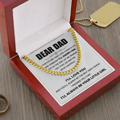 Dear Dad - The Best Man Cuban Chain Link