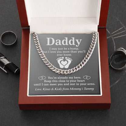 (ALMOST SOLD OUT) Daddy - Mommy's Tummy Cuban Chain Link