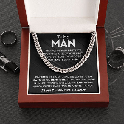 (ALMOST SOLD OUT) To My Man - Last Everything Cuban Chain Link