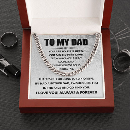 You Are My Loving Dad Cuban Chain Link