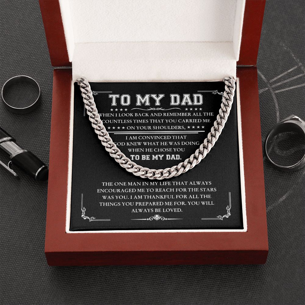 (ALMOST SOLD OUT) My Dad-Always Be Loved Cuban Chain Link