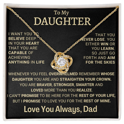 Heartfelt Gift for Daughter from Dad - Promise