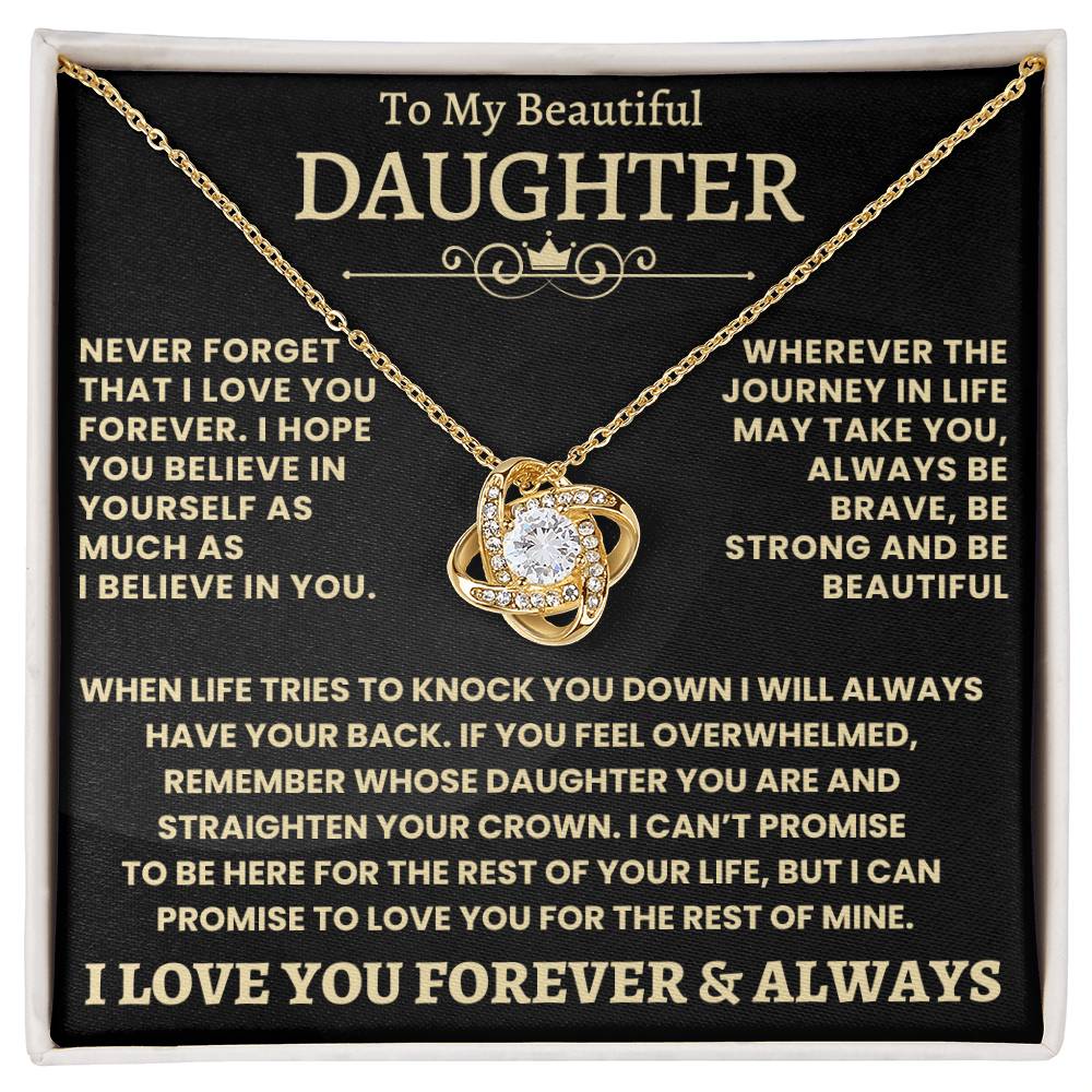 Heartfelt Gift for Daughter - Be Brave & Be Strong